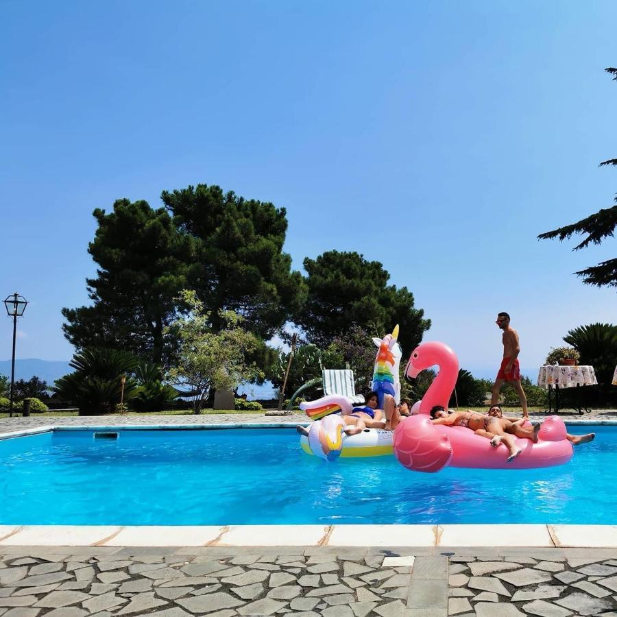 Villa Alessio - Case Vacanza Con Piscina Sull'Etna Puntalazzo ภายนอก รูปภาพ